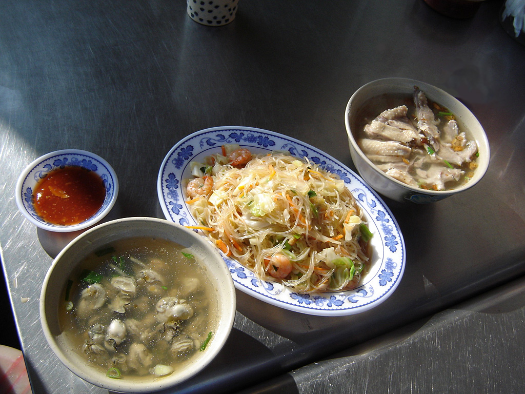 Typical Taiwan meal